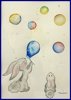 Happy bubbels (kader 40*50)