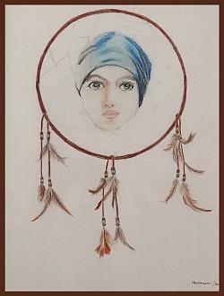 Dromenvanger (kader 40*50)