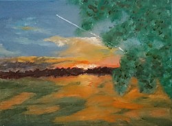 Zonsondergang (40*30)